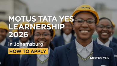 Motus TATA YES Learnership 2026 in Johannesburg How to Apply