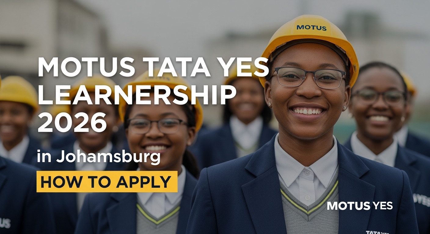 Motus TATA YES Learnership 2026 in Johannesburg How to Apply