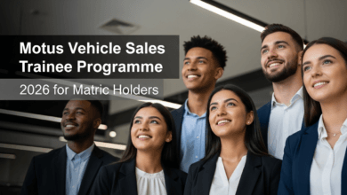 Motus Vehicle Sales Trainee Programme 2026 for Matric Holders