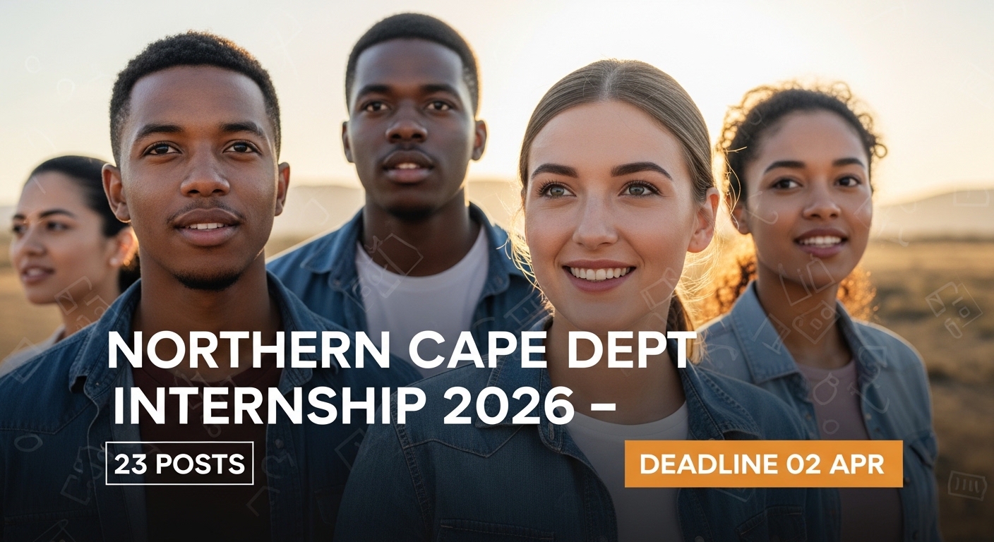 Northern Cape Dept Internship 2026 – 23 Posts, Deadline 02 Apr