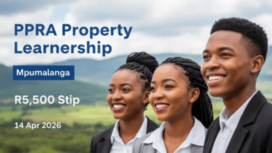 PPRA Property Learnership – Mpumalanga, R5,500 Stip, 14 Apr 2026