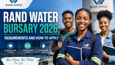 Rand Water Bursary 2026: Requirements and How to Apply