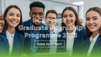 RCL Foods Graduate Internship Programme 2026 – Apply by 17 April