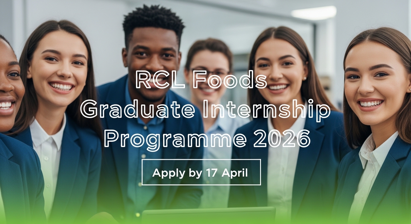 RCL Foods Graduate Internship Programme 2026 – Apply by 17 April