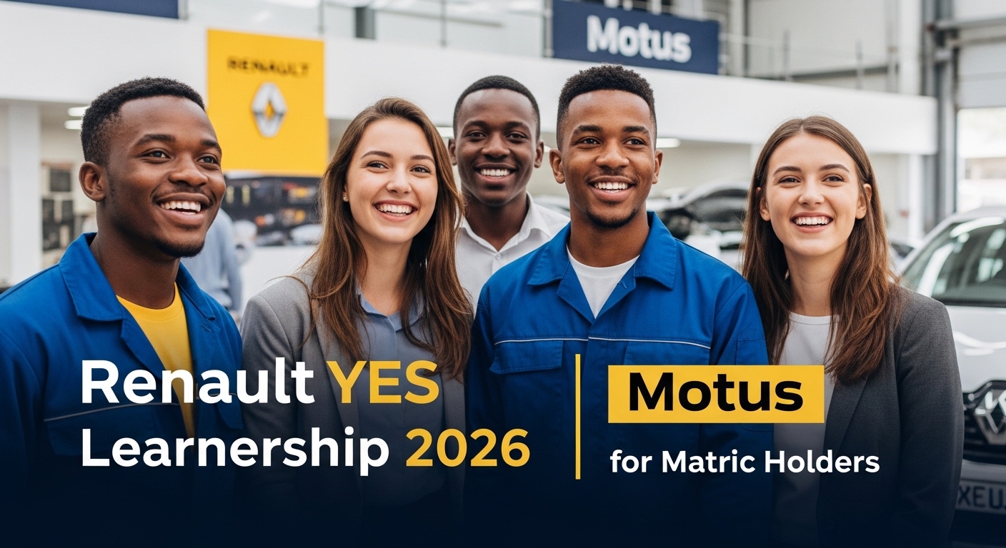 Renault YES Learnership 2026 at Motus for Matric Holders