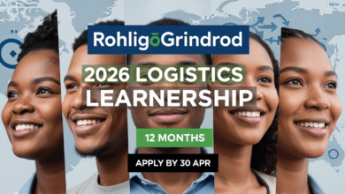 Rohlig‑Grindrod 2026 Logistics Learnership 12 Months Apply by 30 Apr