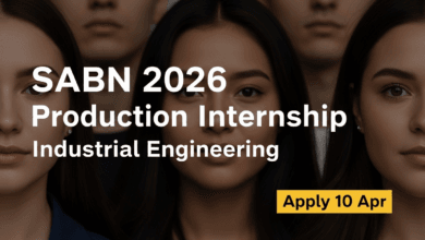 SABN 2026 Production Internship – Industrial Engineering – Apply 10 Apr