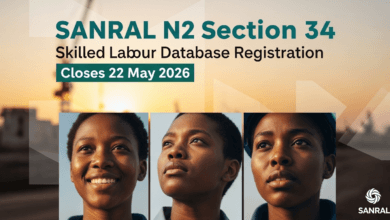 SANRAL N2 Section 34 Skilled Labour Database Registration Closes 22 May 2026