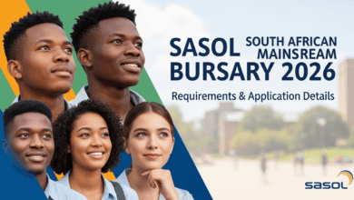 Sasol South African Mainstream Bursary 2026: Requirements and Application Details