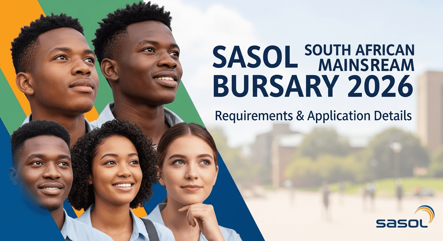 Sasol South African Mainstream Bursary 2026: Requirements and Application Details