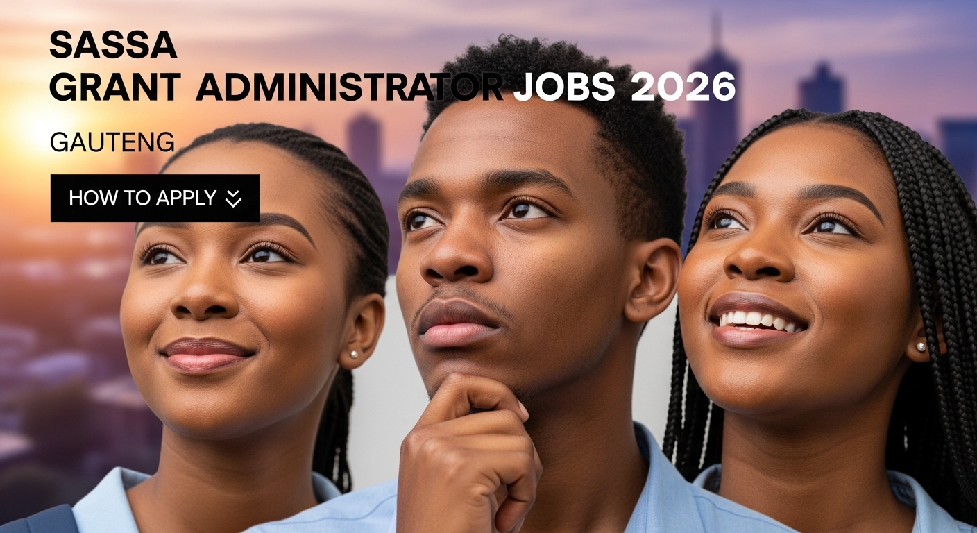 SASSA Grant Administrator Jobs 2026 in Gauteng: How to Apply