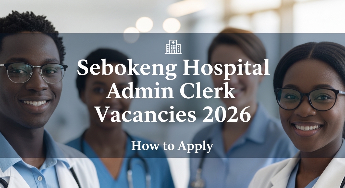 Sebokeng Hospital Admin Clerk Vacancies 2026: How to Apply