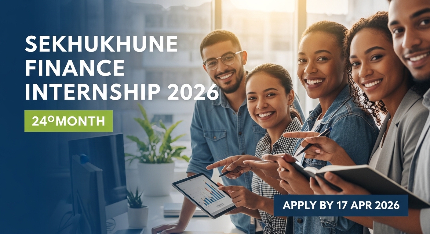 Sekhukhune Finance Internship 2026 – 24‑Month, Apply by 17 Apr 2026