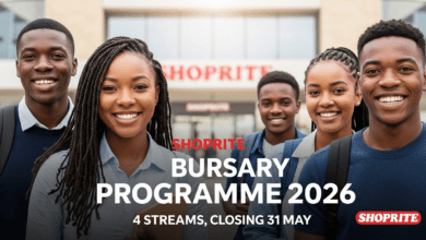 Shoprite Bursary Programme 2026: 4 Streams, Closing 31 May