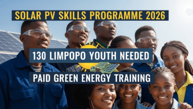 Solar PV Skills Programme 2026: 130 Limpopo Youth Needed for Paid Green Energy Training