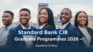 Standard Bank CIB Graduate Programmes 2026 – Deadline 31 May