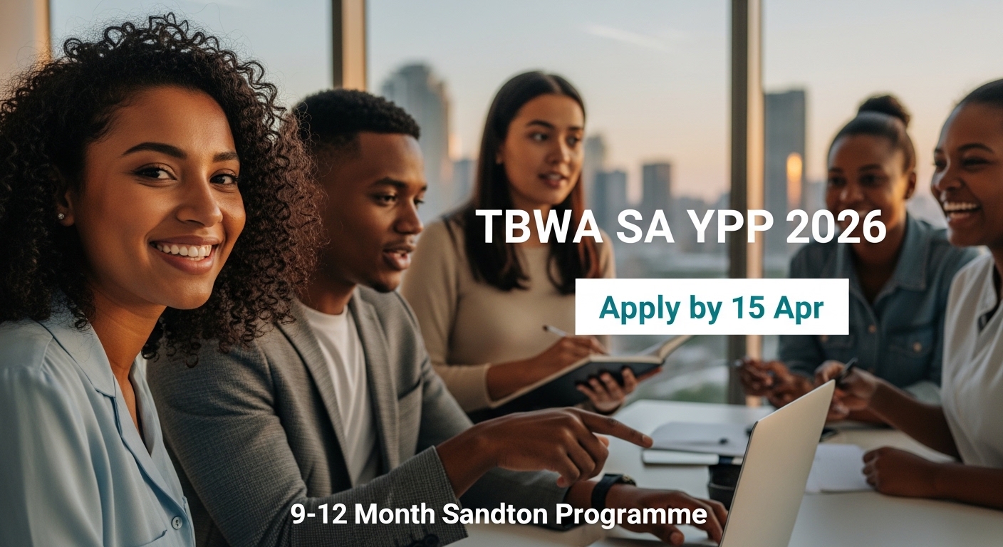 TBWA SA YPP 2026 – Apply by 15 Apr for 9–12 Month Sandton Programme