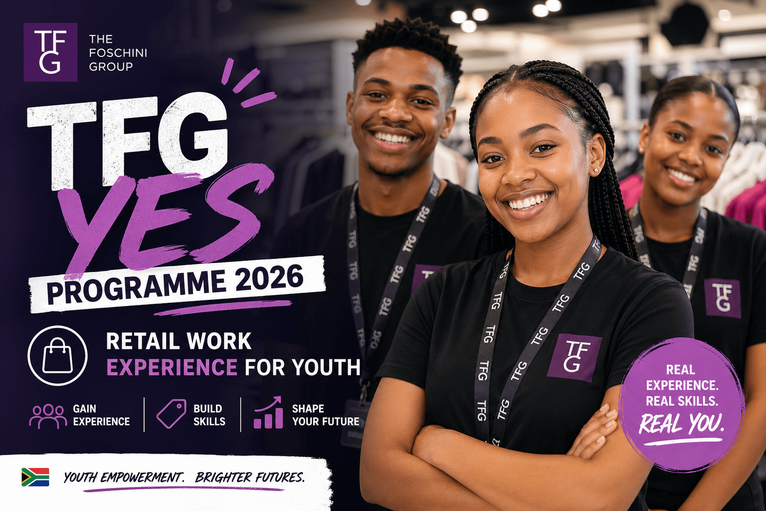 TFG YES Programme 2026: Retail Work Experience for Youth