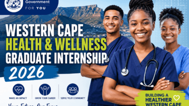 Western Cape Health and Wellness Graduate Internship 2026