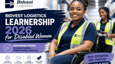 Bidvest Logistics Learnership 2026 for Disabled Women