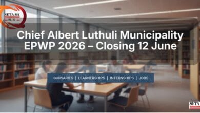 Chief Albert Luthuli Municipality EPWP 2026 – Closing 12 June