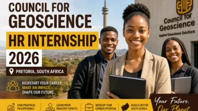 Council for Geoscience HR Internship 2026 in Pretoria