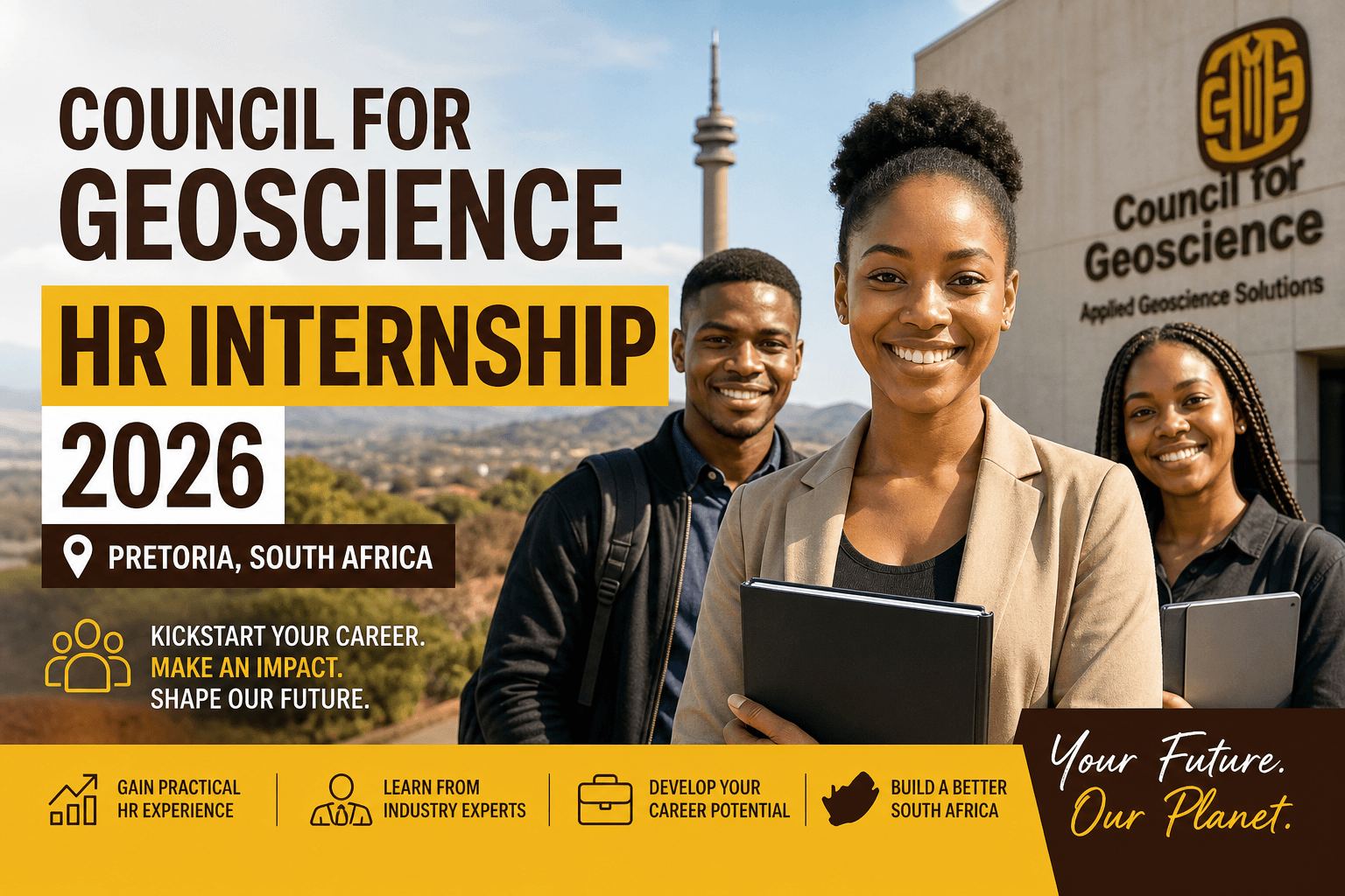 Council for Geoscience HR Internship 2026 in Pretoria