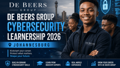 De Beers Group Cybersecurity Learnership 2026 in Johannesburg
