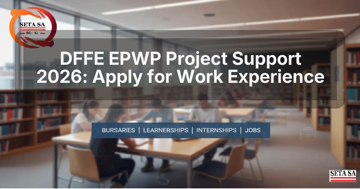 DFFE EPWP Project Support 2026: Apply for Work Experience
