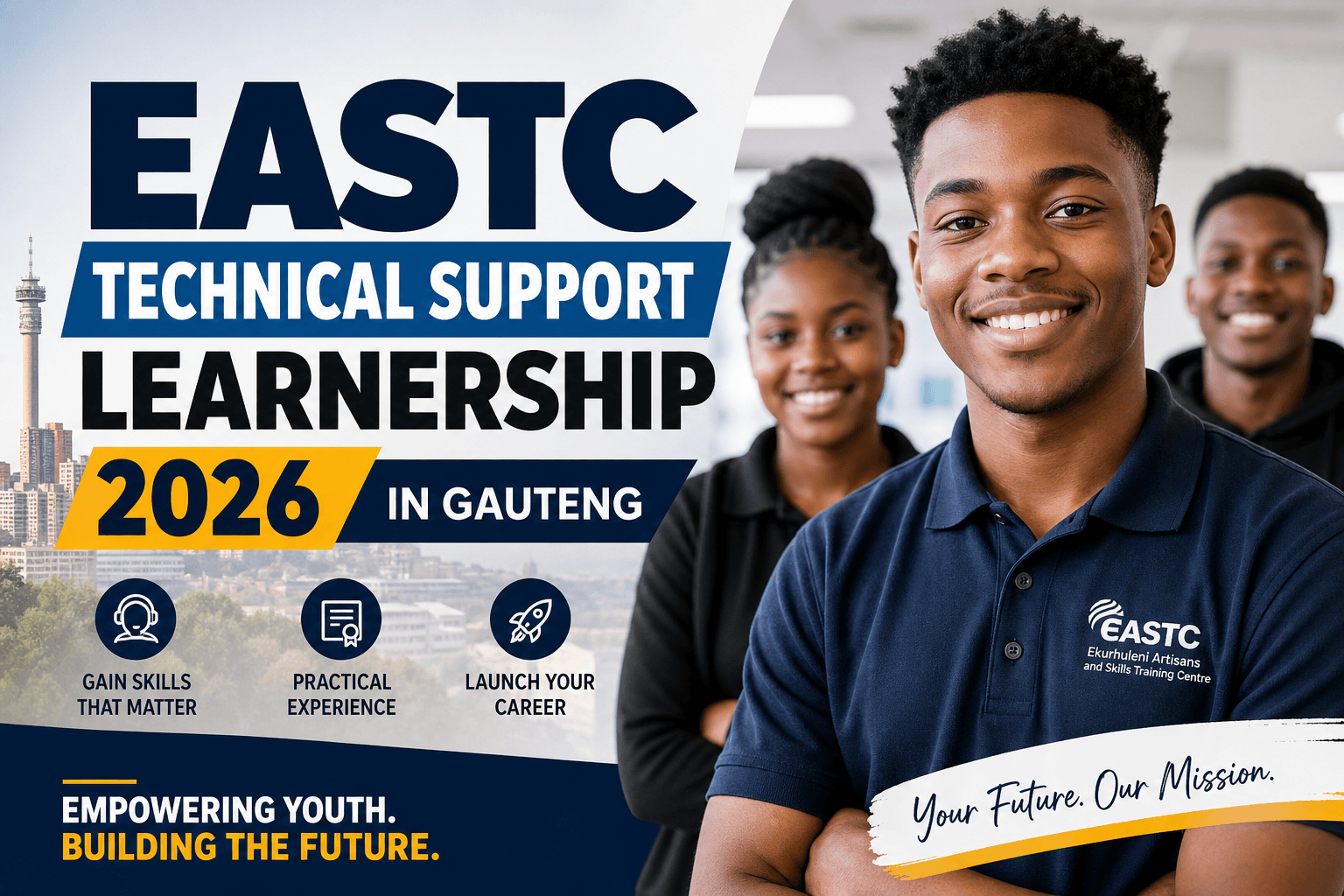 EASTC Technical Support Learnership 2026 in Gauteng