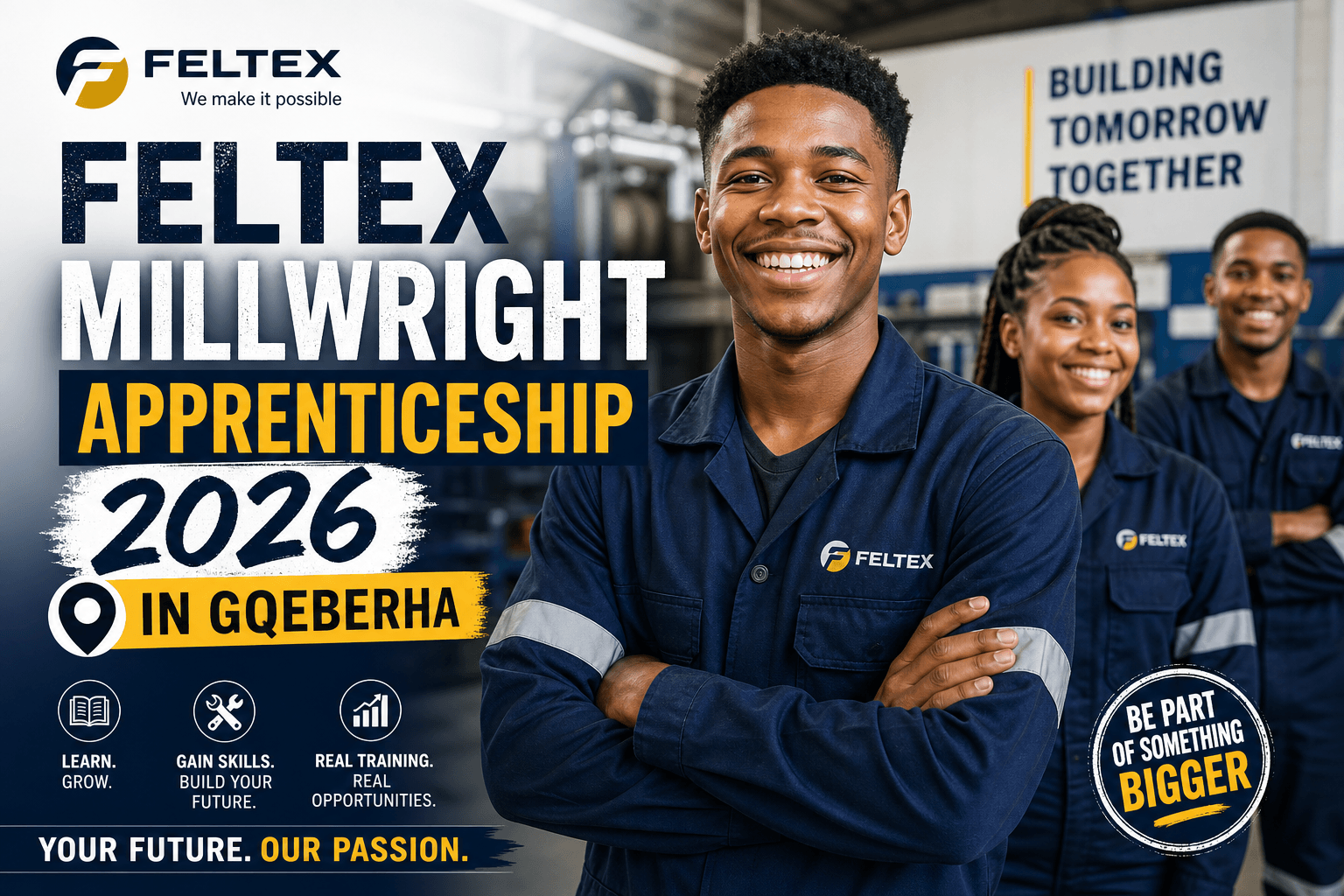 Feltex Millwright Apprenticeship 2026 in Gqeberha