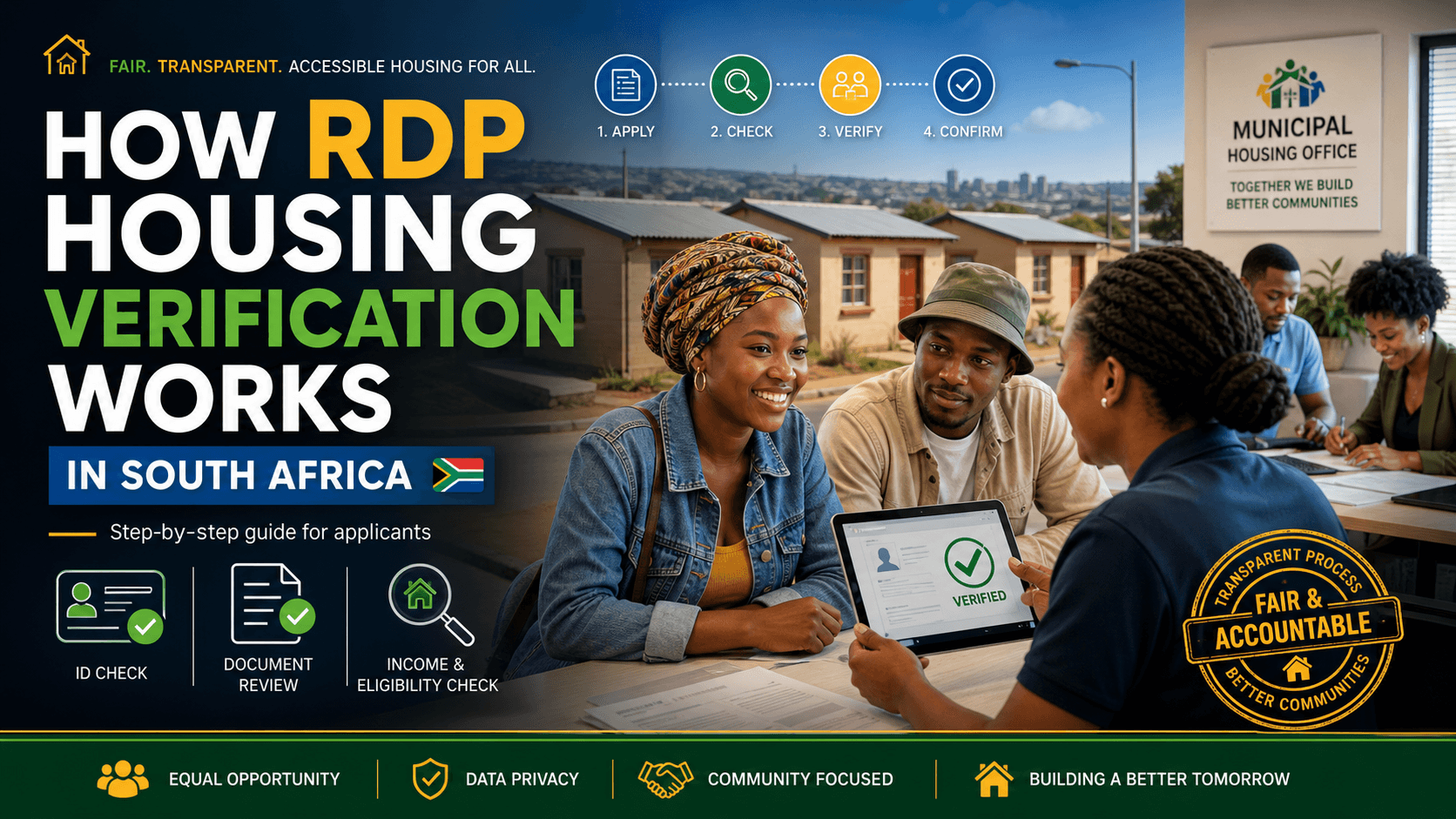 How RDP Housing Verification Works in South Africa