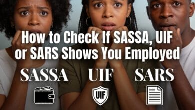 How to Check If SASSA, UIF or SARS Shows You Employed