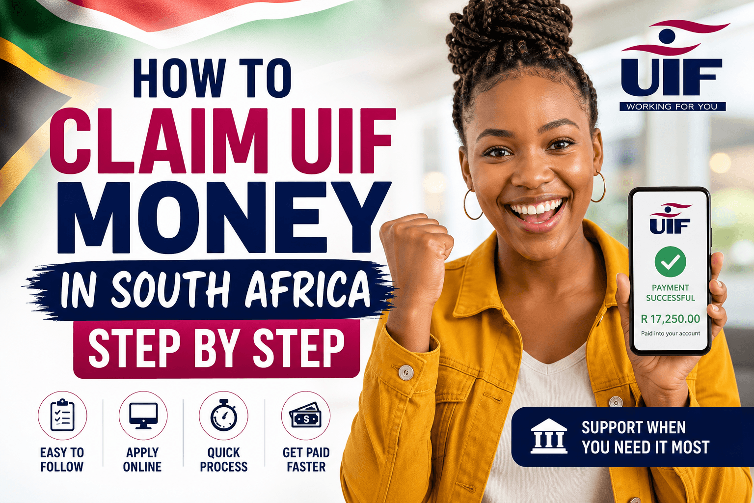 How to Claim UIF Money in South Africa Step by Step