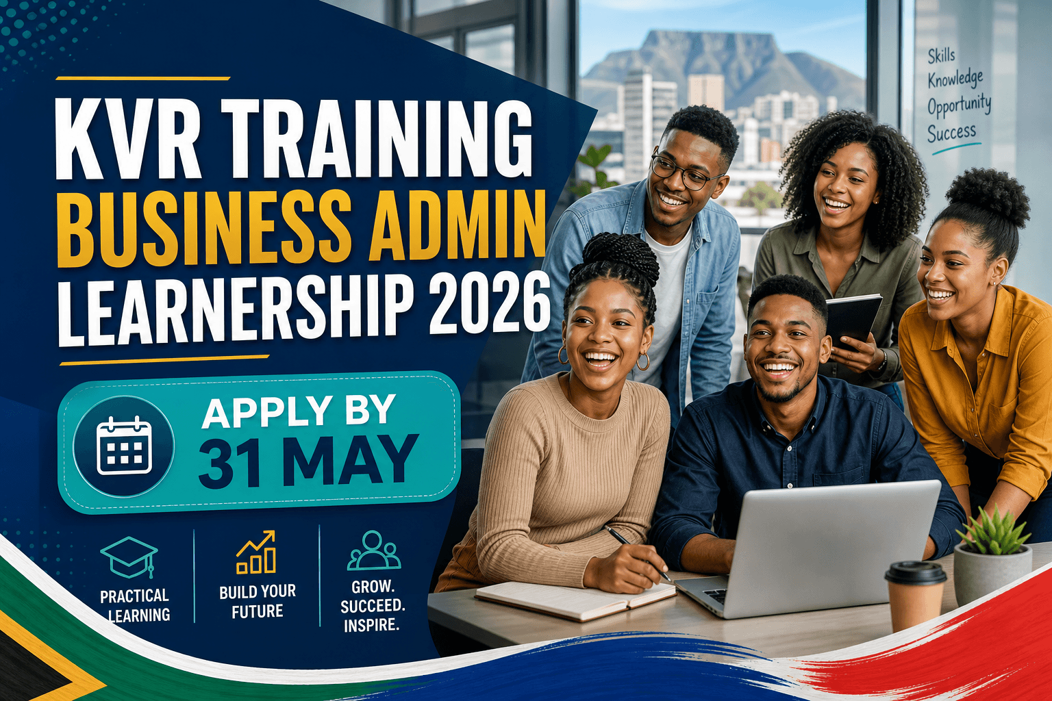 KVR Training Business Admin Learnership 2026 – Apply by 31 May