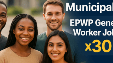 Midvaal Municipality EPWP General Worker Jobs 2026, x30