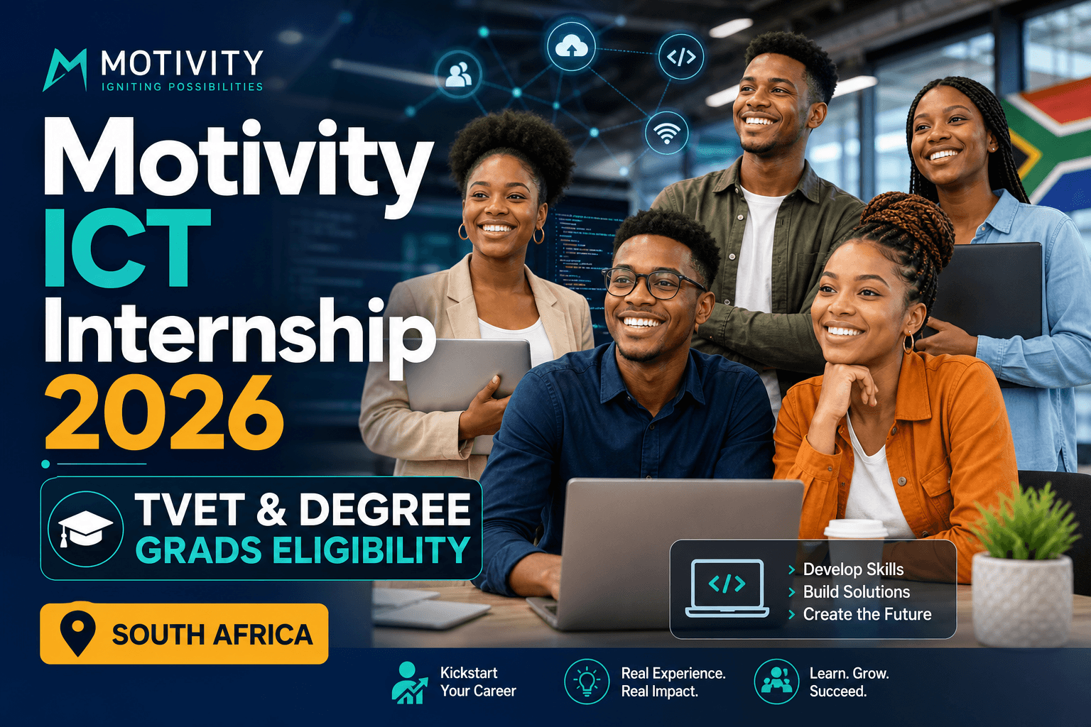 Motivity ICT Internship 2026 – TVET & Degree Grads Eligibility