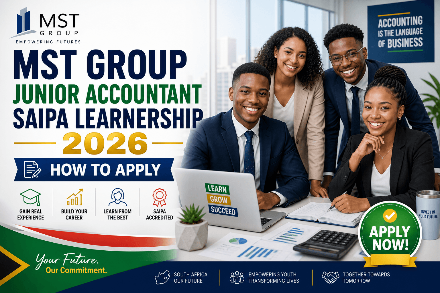 MST Group Junior Accountant SAIPA Learnership 2026 – How to Apply
