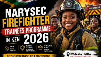 NARYSEC Firefighter Trainees Programme in KZN 2026