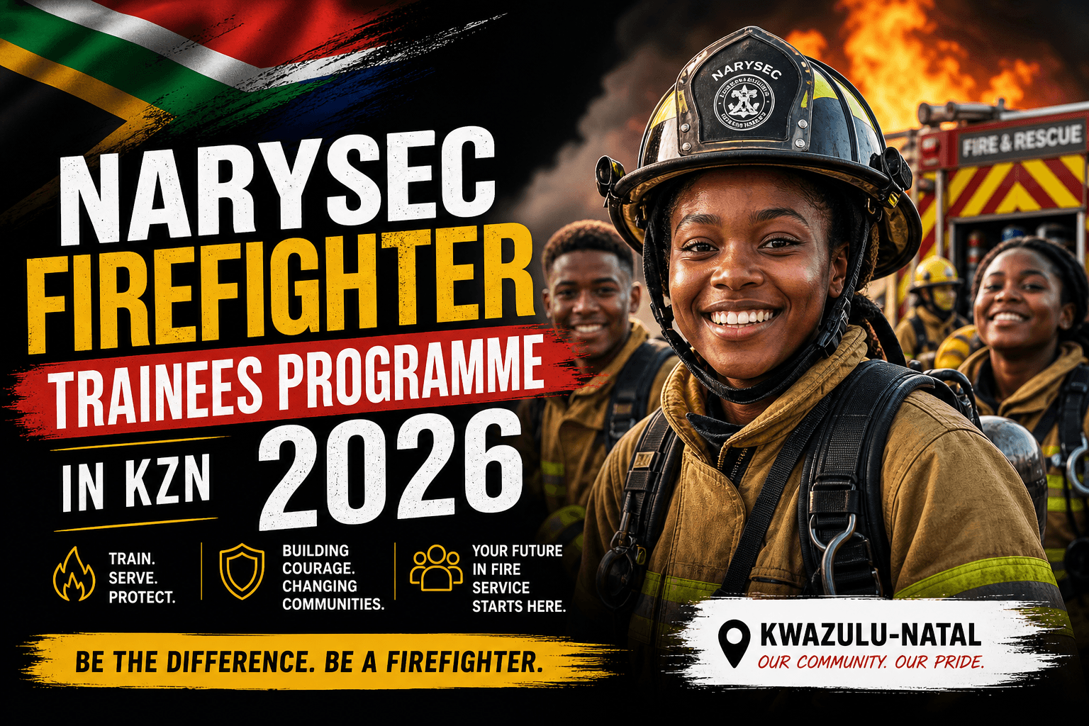 NARYSEC Firefighter Trainees Programme in KZN 2026