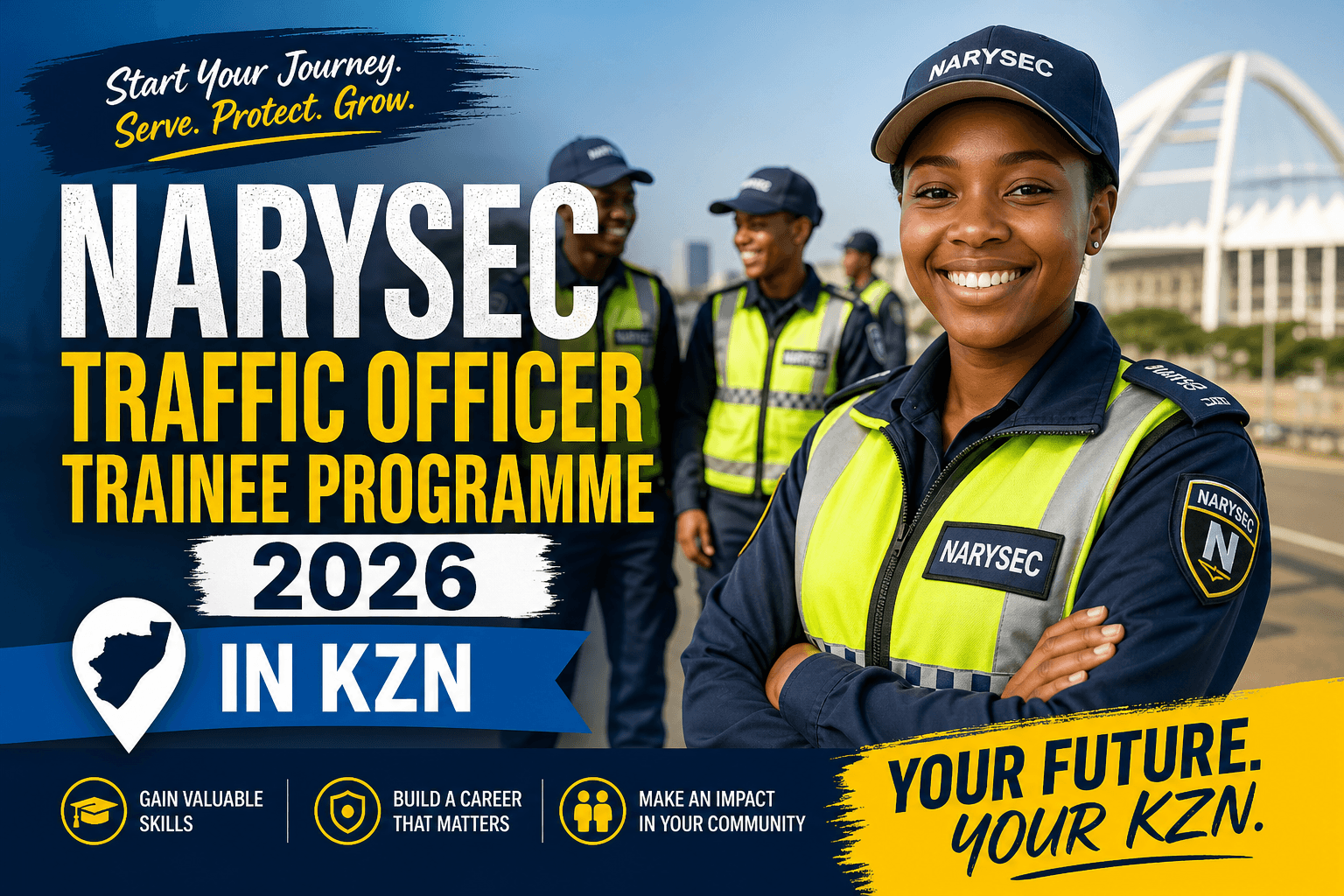NARYSEC Traffic Officer Trainee Programme 2026 in KZN