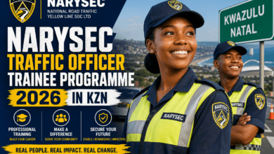 NARYSEC Traffic Officer Trainee Programme 2026 in KZN