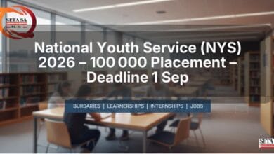 National Youth Service (NYS) 2026 – 100 000 Placement – Deadline 1 Sep