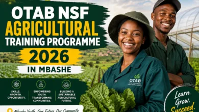 OTAB NSF Agricultural Training Programme 2026 in Mbashe