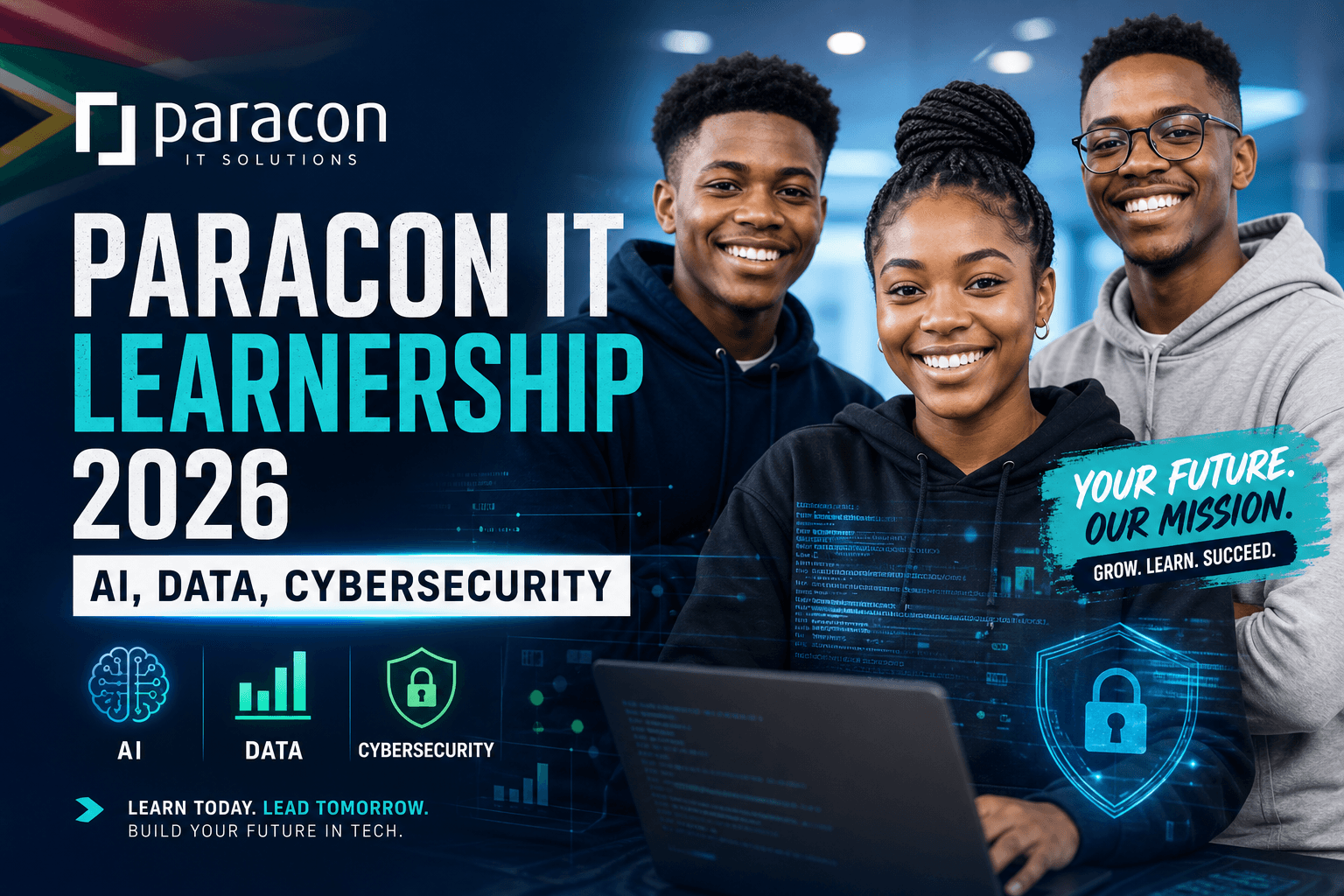 Paracon IT Learnership 2026: AI, Data, Cybersecurity