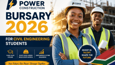 Power Construction Bursary 2026 for Civil Engineering Students