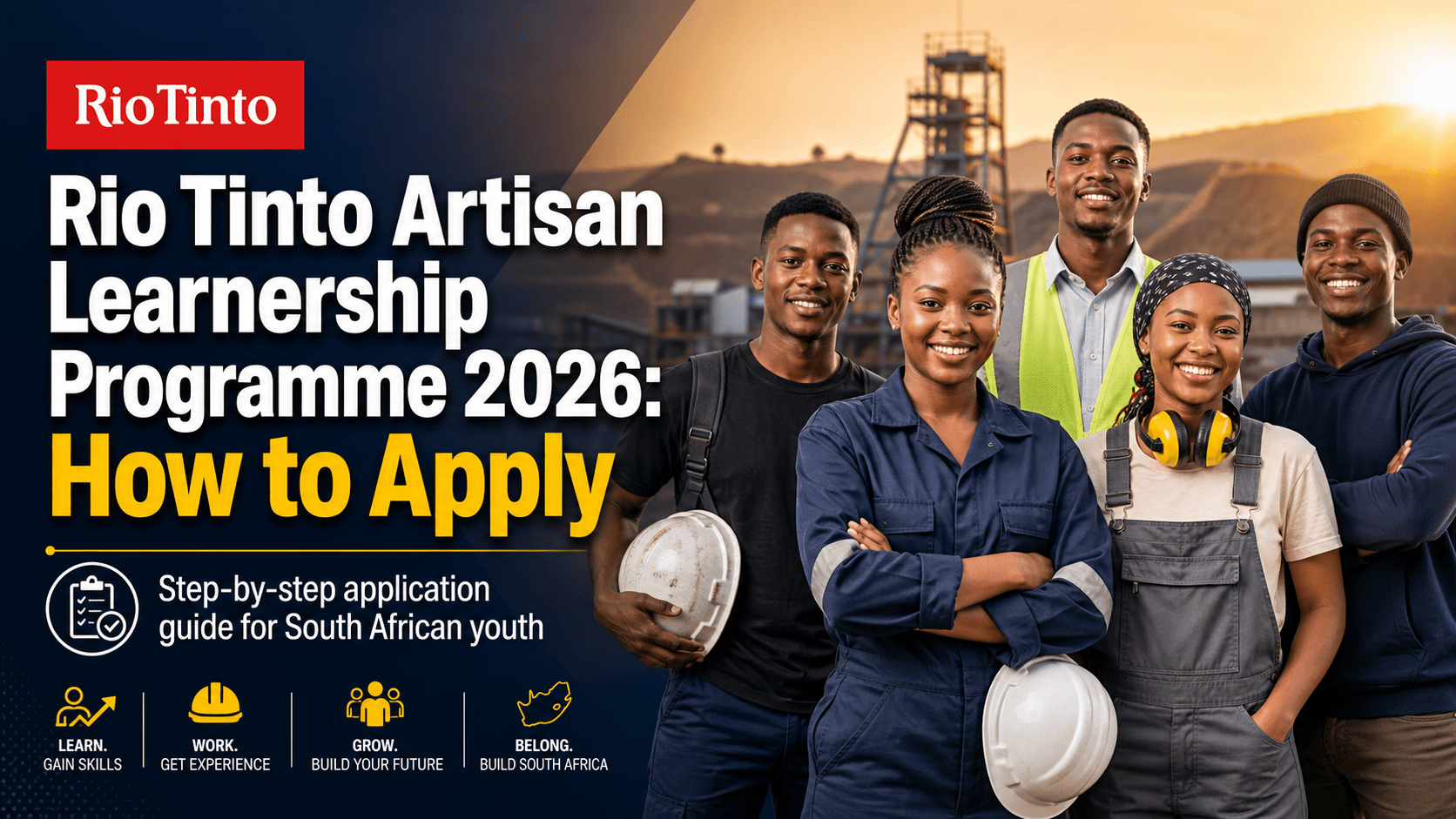 Rio Tinto Artisan Learnership Programme 2026: How to Apply