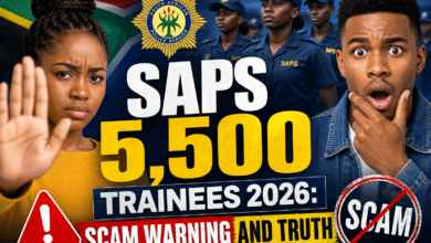 SAPS 5,500 Trainees 2026: Scam Warning and Truth
