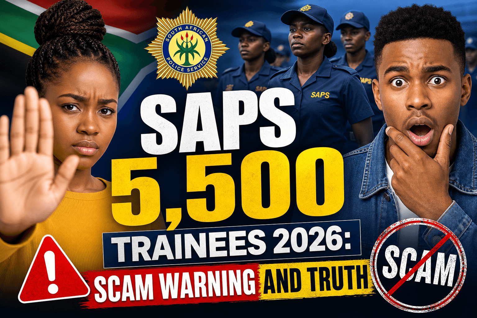 SAPS 5,500 Trainees 2026: Scam Warning and Truth