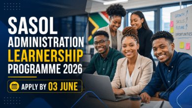 Sasol Administration Learnership Programme 2026: Apply by 03 June